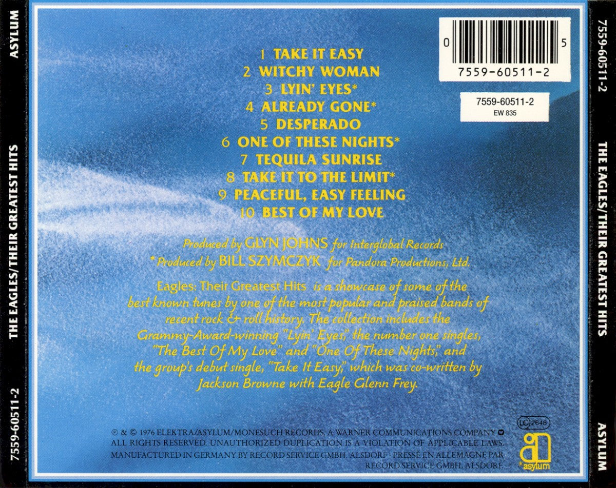 Eagles – Greatest Hits 1971-75 (CD)