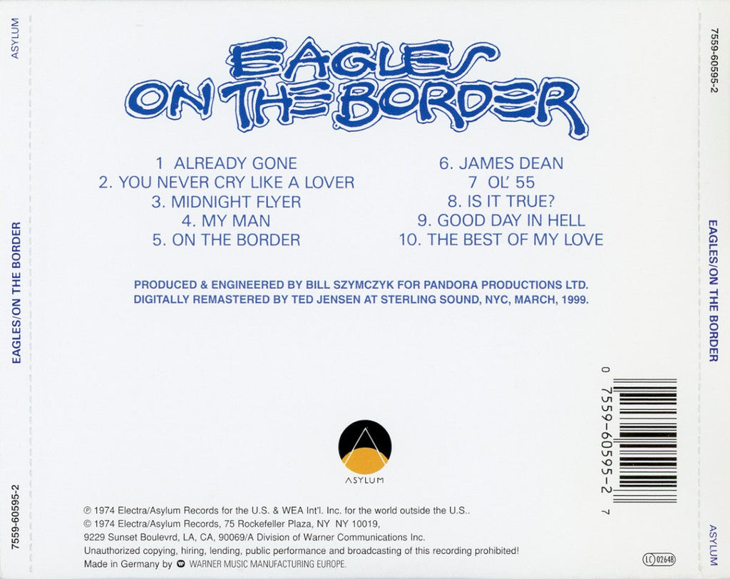 Eagles – On The Border (LP Vinyl)