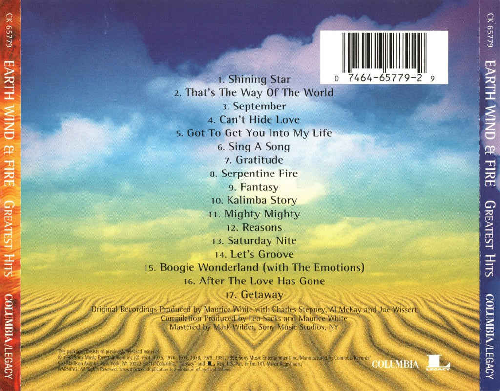Earth, Wind & Fire – Greatest Hits (CD)