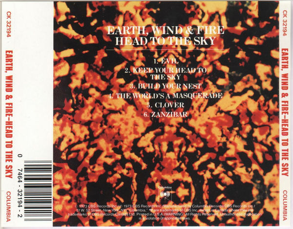 Earth, Wind & Fire – Head to the Sky (CD)