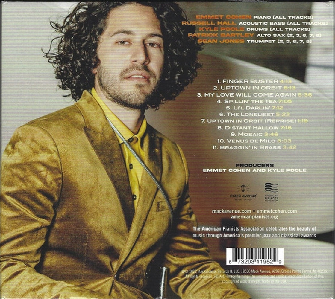 Emmet Cohen – Uptown In Orbit (CD)