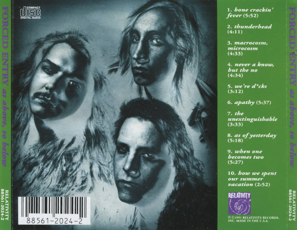 Forced Entry – As Above. So Below (CD)