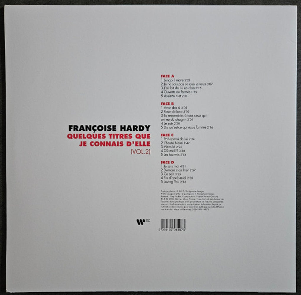 Francoise Hardy – Quelques Titres Que Je Connais (2-LP Vinyl)