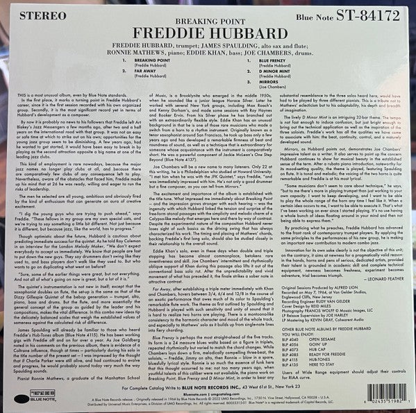 Freddie Hubbard – Breaking Point (LP Vinyl)
