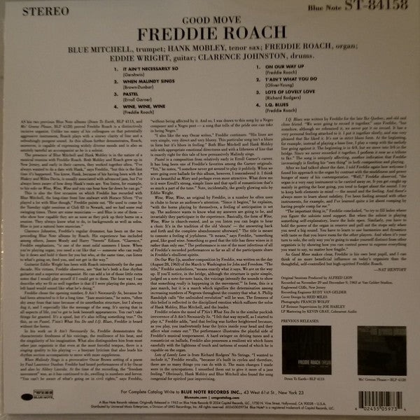 Freddie Roach – Good Move (LP Vinyl)