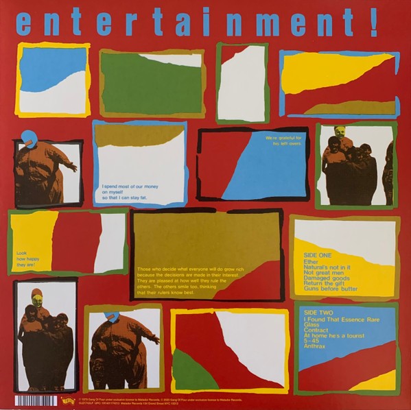 Gang Of Four – Entertainment (LP Vinyl)