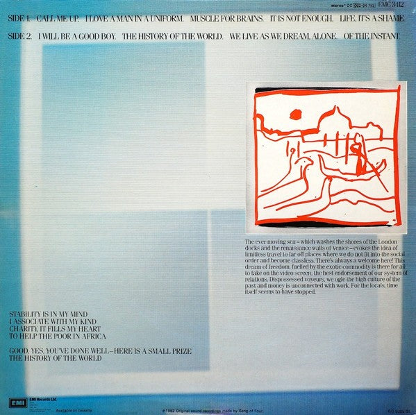 Gang Of Four – Songs Of The Free (LP Vinyl)