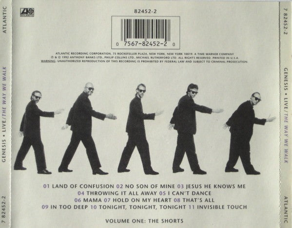 Genesis – Live: The Way We Walk (CD)