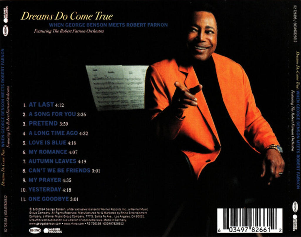 George Benson – Dreams Do Come True: George Benson Meets Robert Farnon (CD)