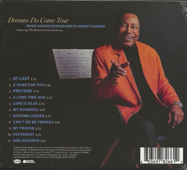 George Benson – Dreams Do Come True: George Benson Meets Robert Farnon (LP Vinyl)