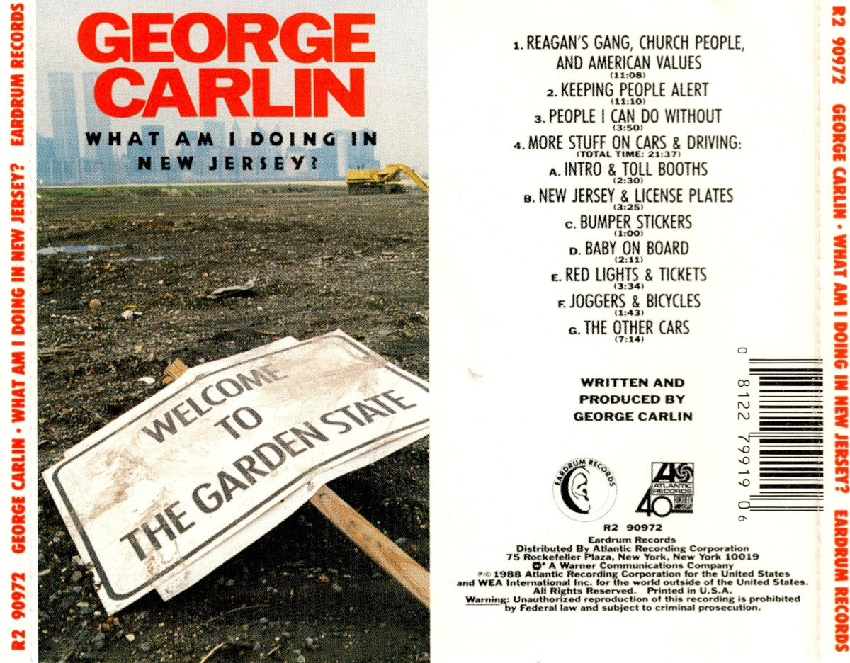 George Carlin – What Am I Doing In New Jersey? (CD)