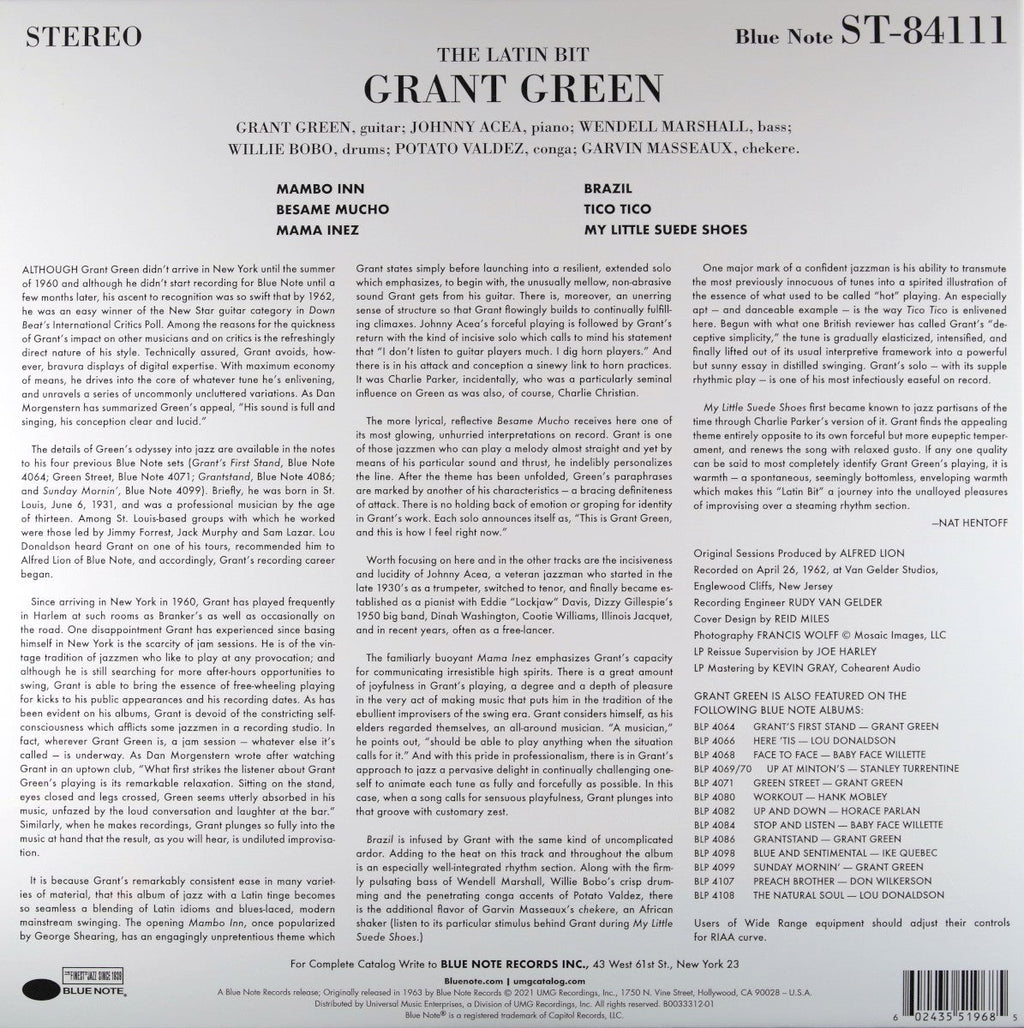Grant Green – The Latin Bit (LP Vinyl)