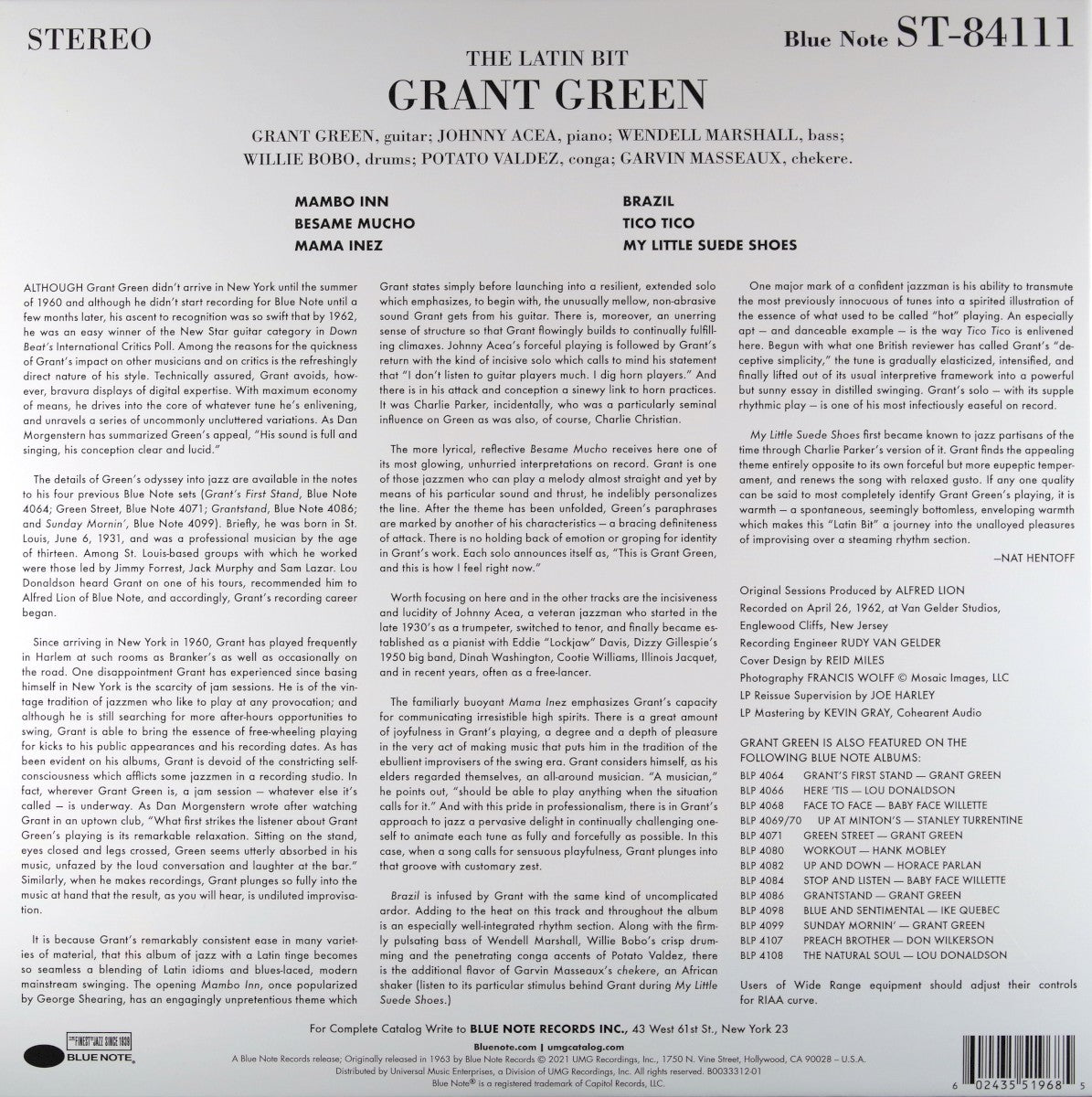Grant Green – The Latin Bit (LP Vinyl)