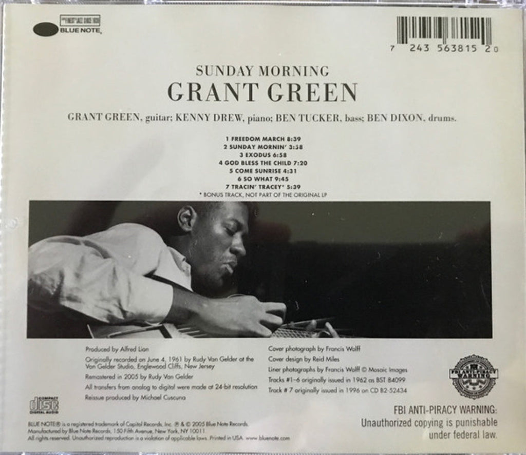 Grant Green – Sunday Morning (CD)