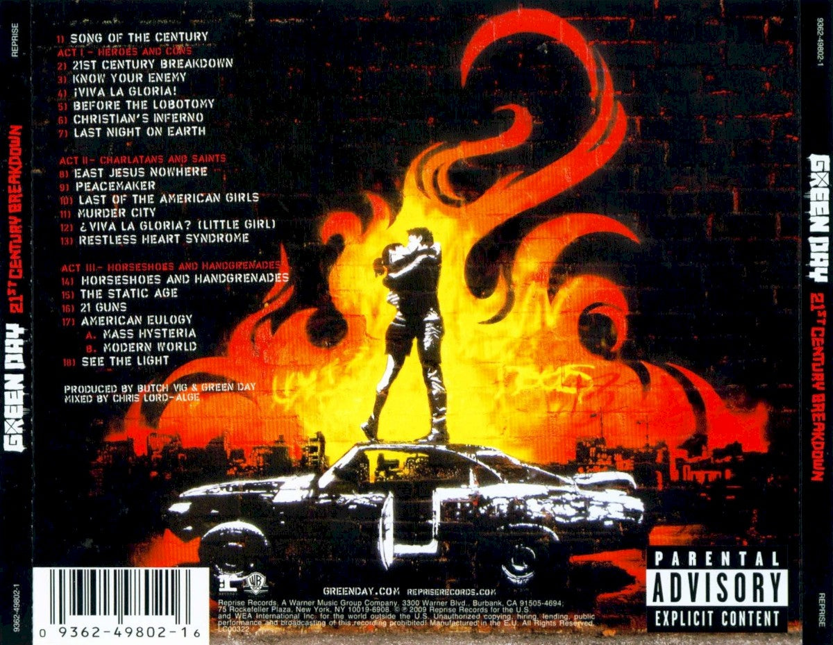 Green Day – 21st Century Breakdown (CD)