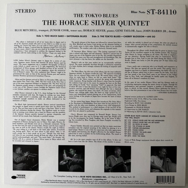 Horace Silver – Tokyo Blues (LP Vinyl)