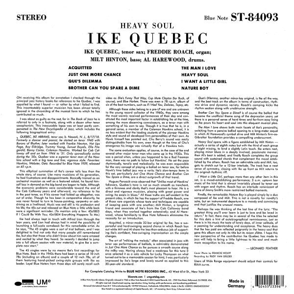 Ike Quebec – Heavy Soul (LP Vinyl)