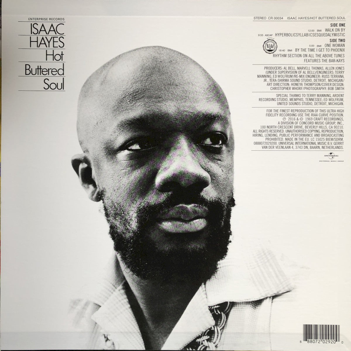 Isaac Hayes – Hot Buttered Soul (LP Vinyl)