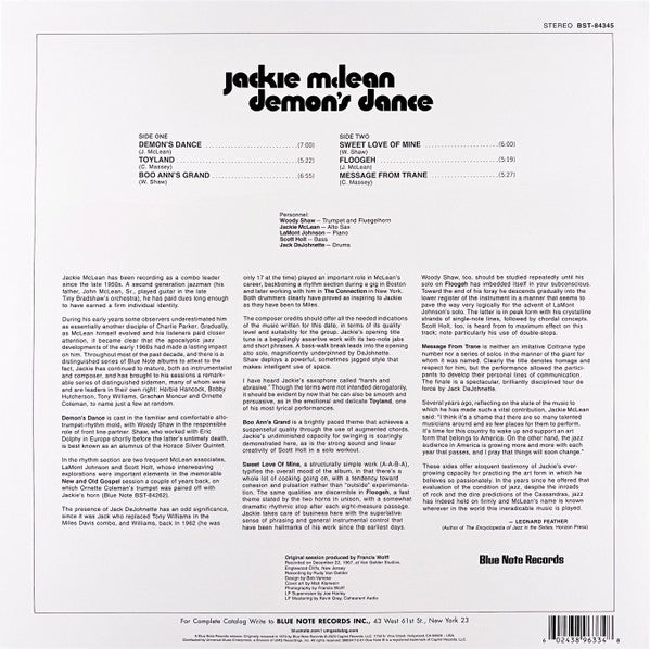 Jackie Mclean – Demon's Dance (LP Vinyl)