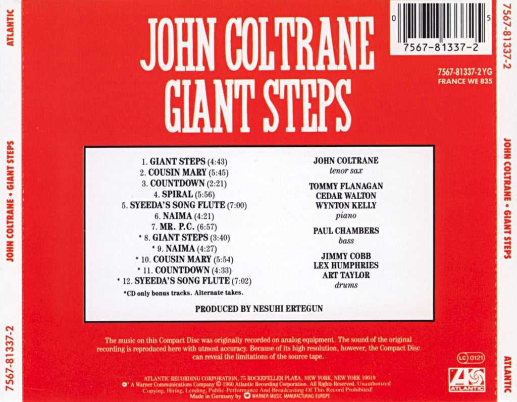 John Coltrane – Giant Steps (CD)