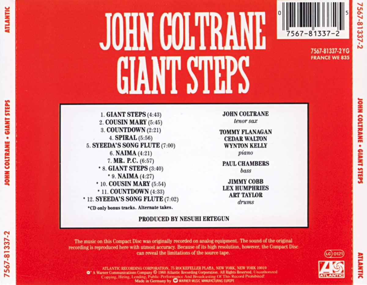 John Coltrane – Giant Steps (CD)