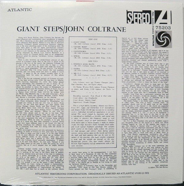 John Coltrane – Giant Steps (LP Vinyl)