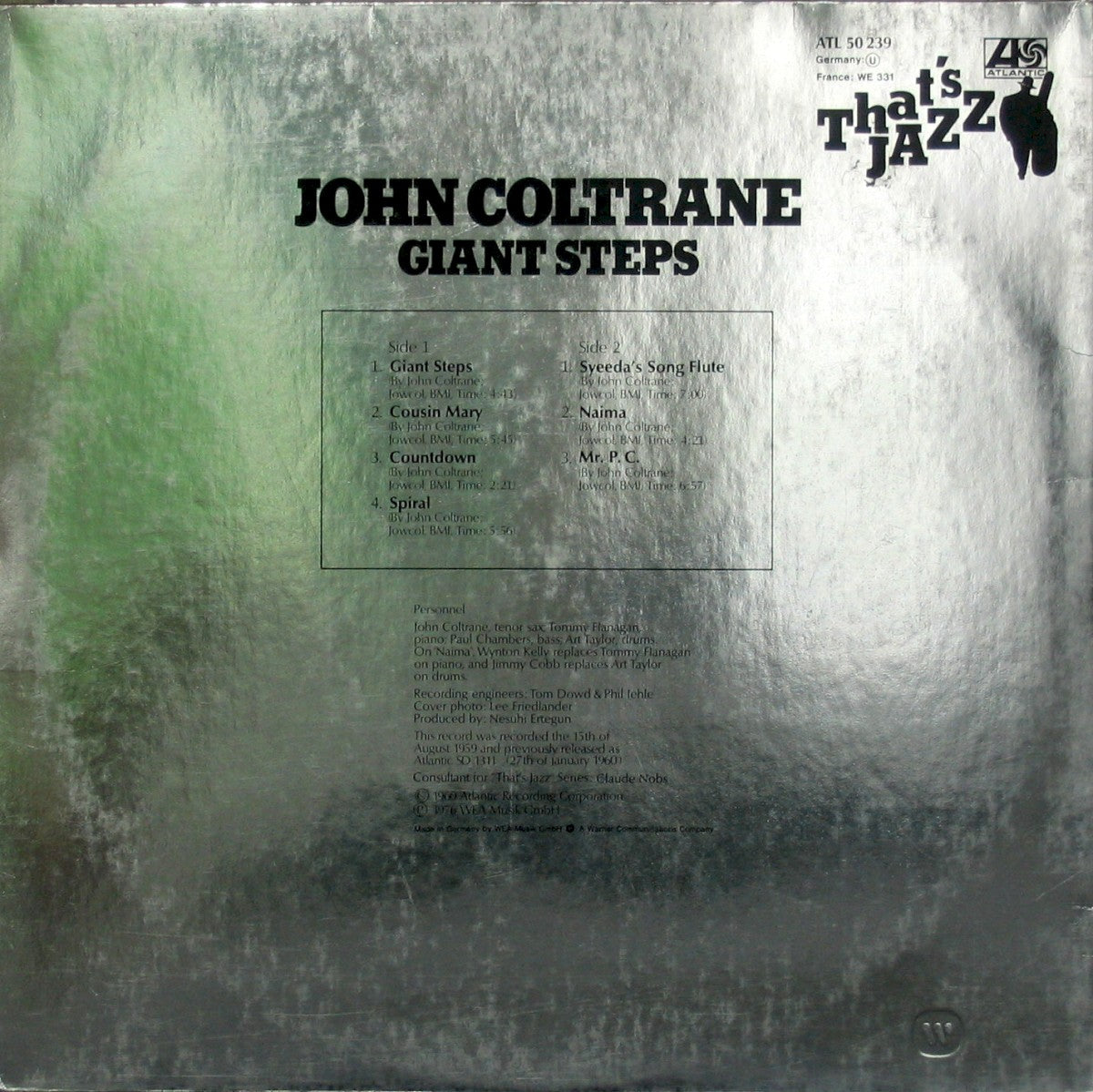 John Coltrane – Giant Steps (LP Vinyl)