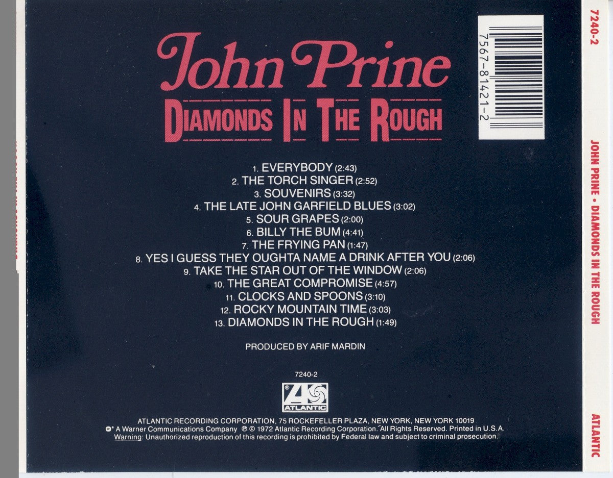 John Prine – Diamonds In The Rough (LP Vinyl)
