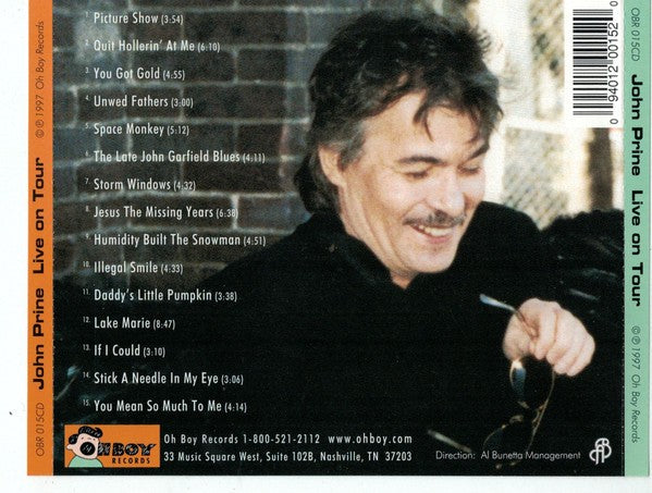 John Prine – Live on Tour (CD)