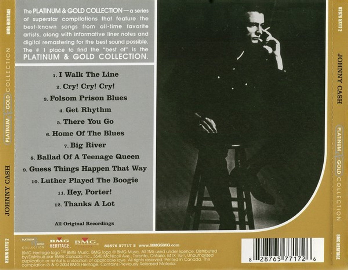 Johnny Cash – Platinum & Gold Collection (CD)