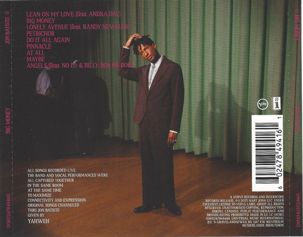 Jon Batiste – BIG MONEY (CD)