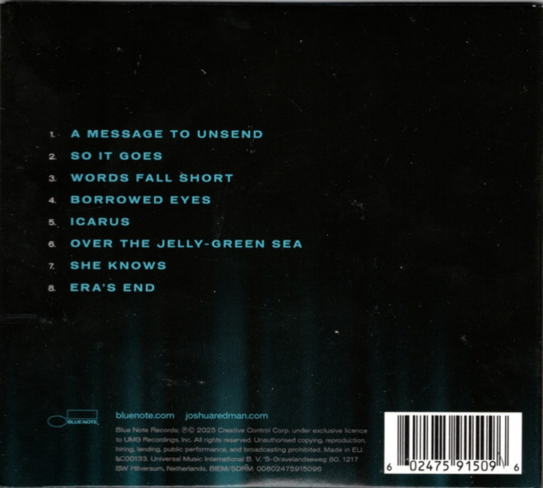 Joshua Redman – Words Fall Short (CD)