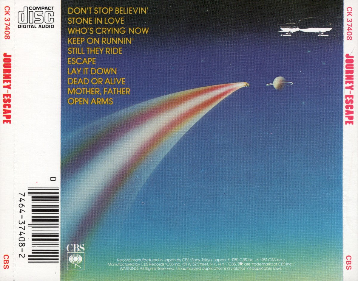 Journey – Escape (LP Vinyl)