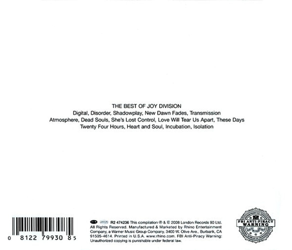 Joy Division – The Best Of Joy Division (CD)