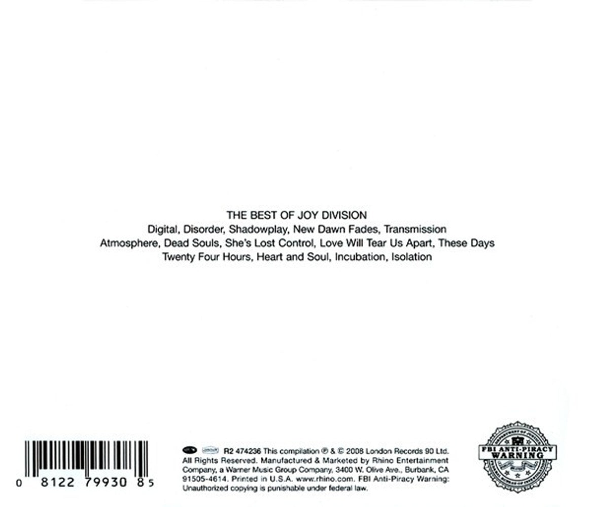 Joy Division – The Best Of Joy Division (CD)