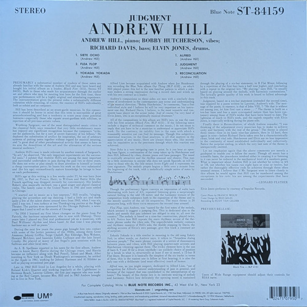Andrew Hill - Judgement! (LP Vinyl)