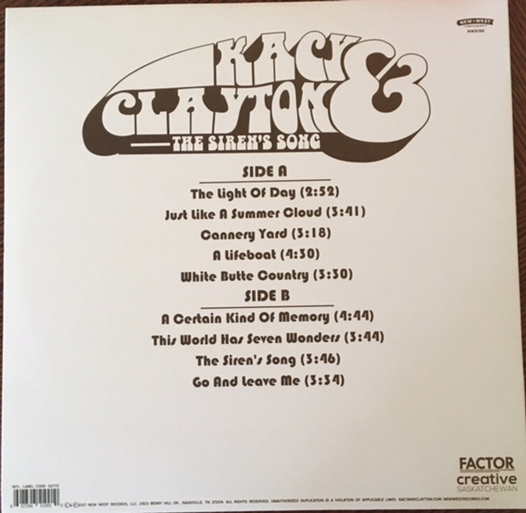 Kacy & Clayton – The Siren's Song (LP Vinyl)