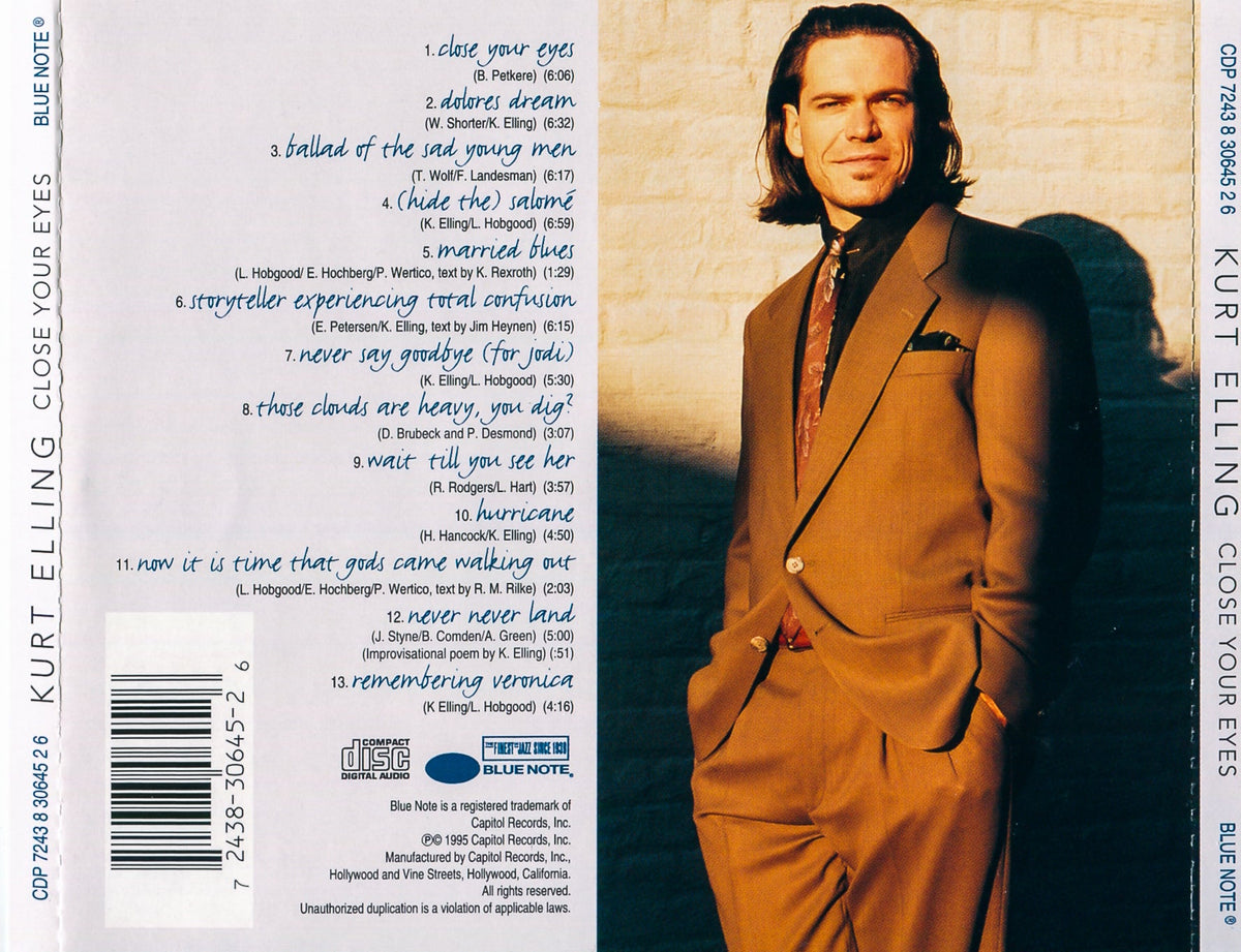 Kurt Elling – Close Your Eyes (CD)