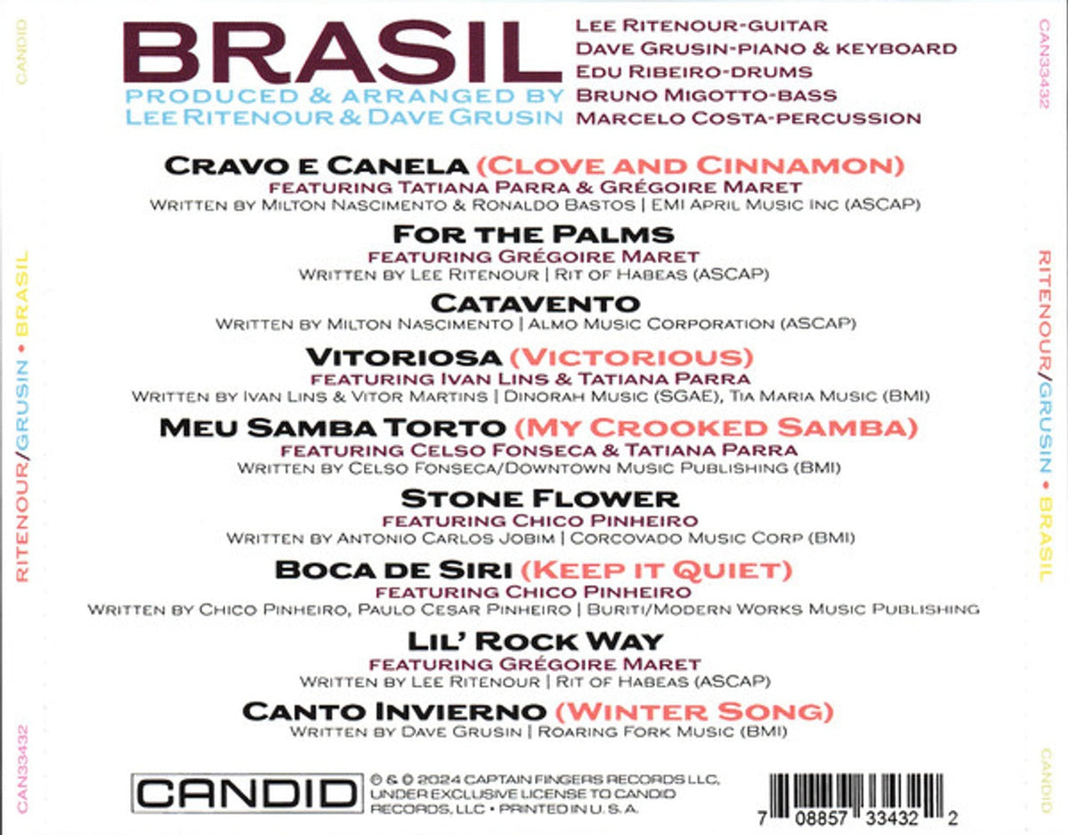Lee Ritenour & Dave Grusin – Brasil (CD)