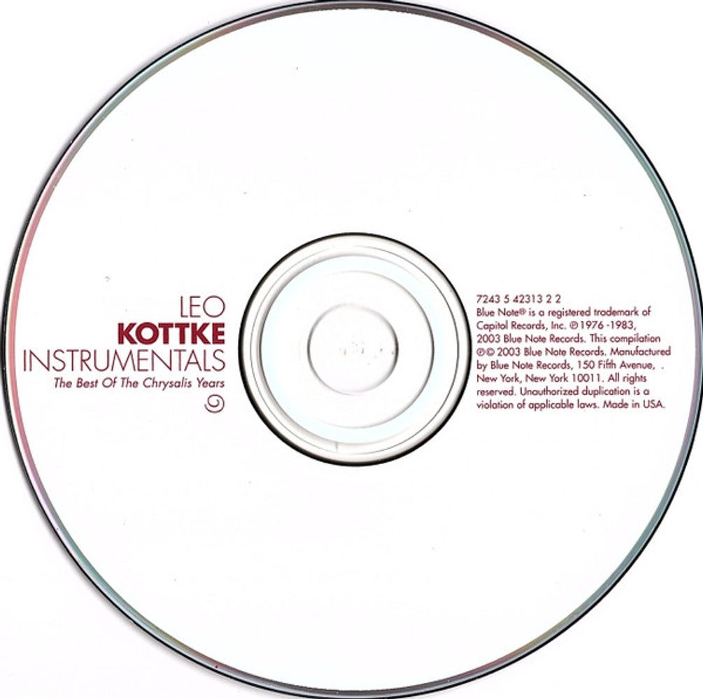 Leo Kottke – The Best Of The Chrysalis Years (CD)