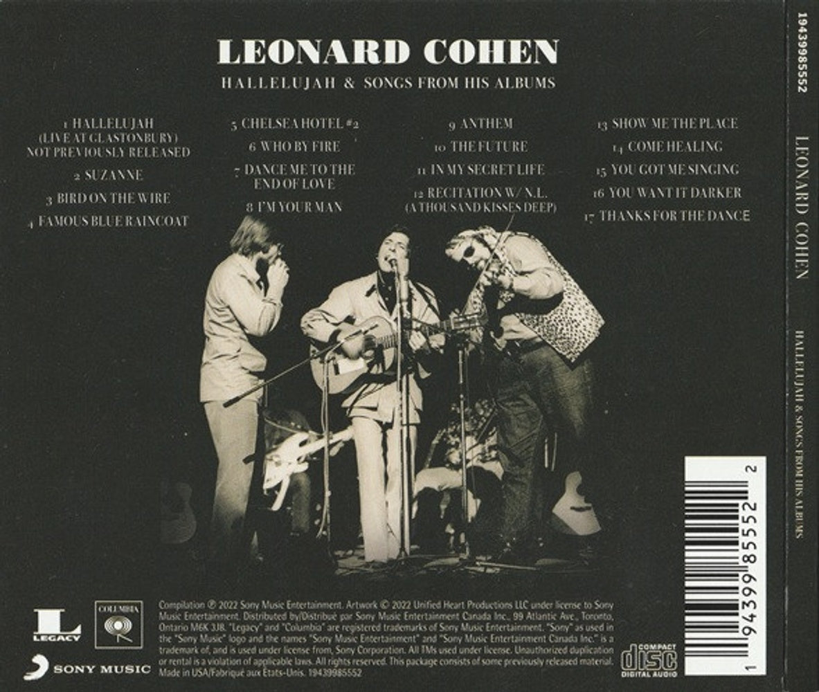 Leonard Cohen – Hallelujah & Songs From His Albums (CD)