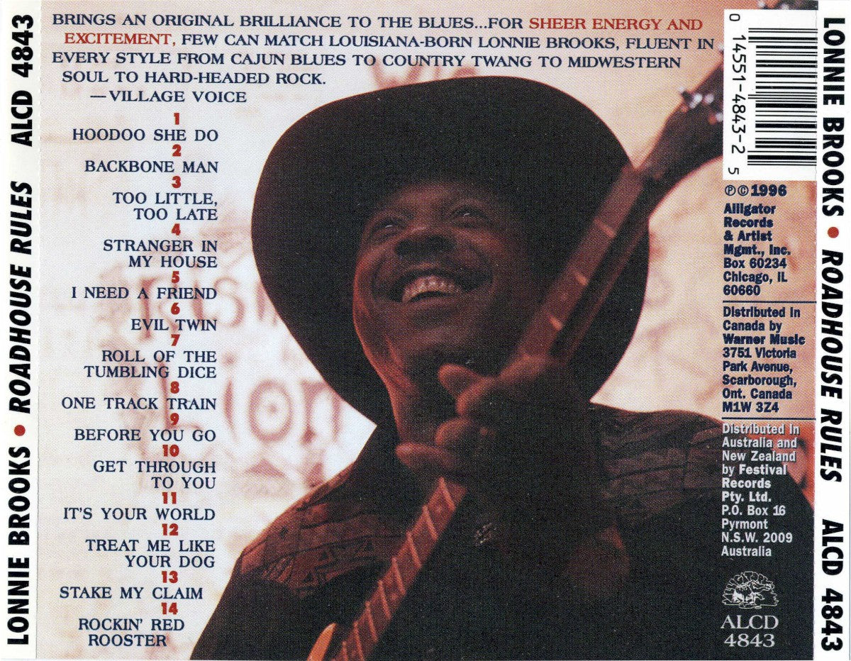 Lonnie Brooks – Road House Rules (CD)