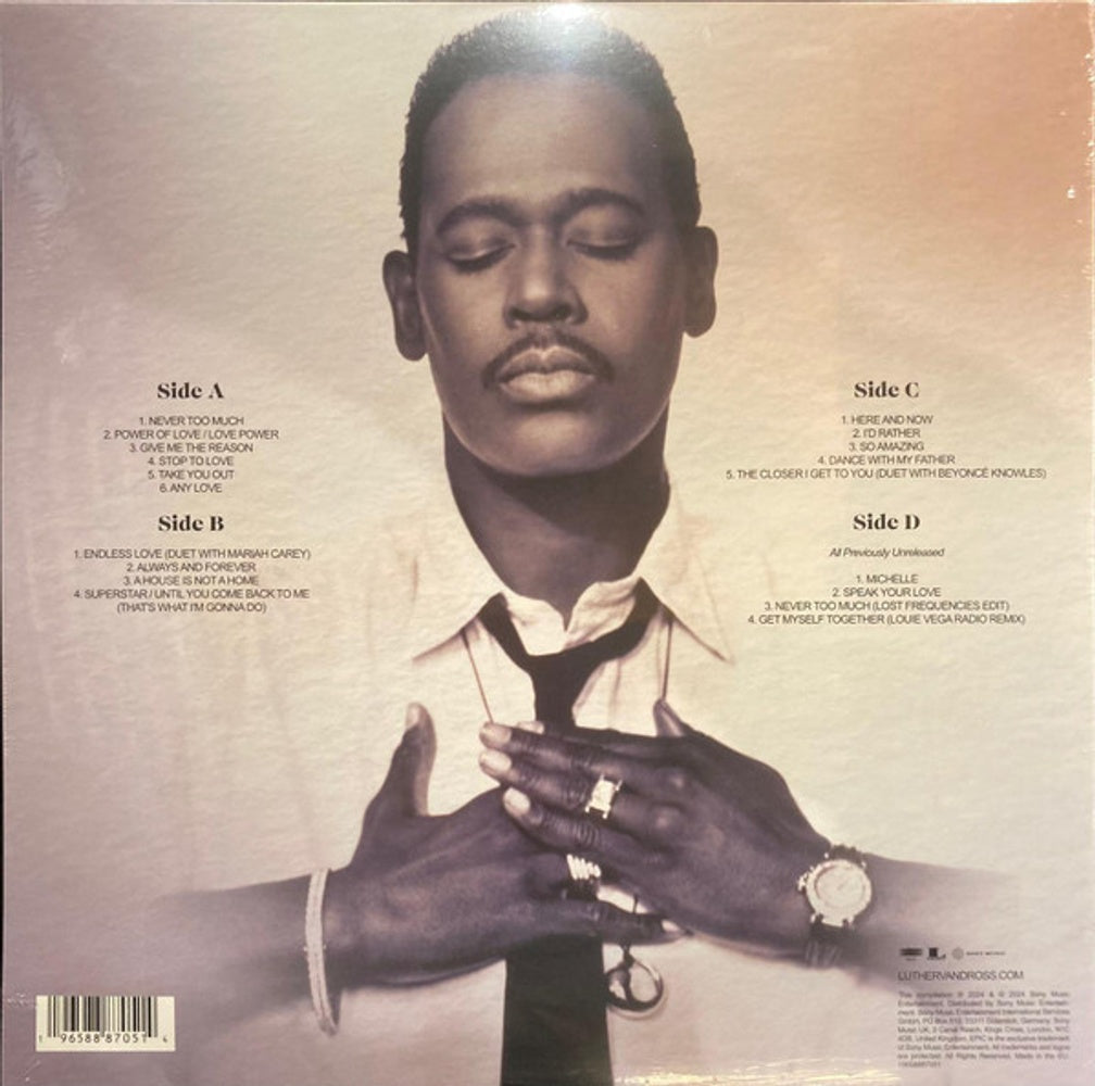 Luther Vandross – Never Too Much: Greatest Hits (2-LP Vinyl)