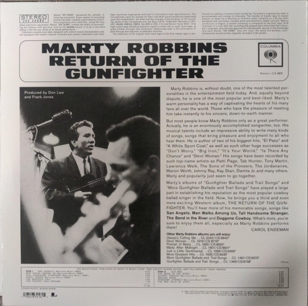 Marty Robbins – Return Of The Gunfighter (LP Vinyl)