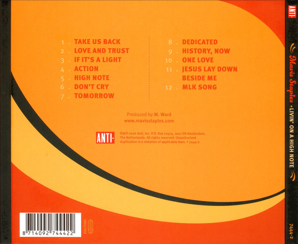 Mavis Staples – Livin' On A High Note (LP Vinyl)