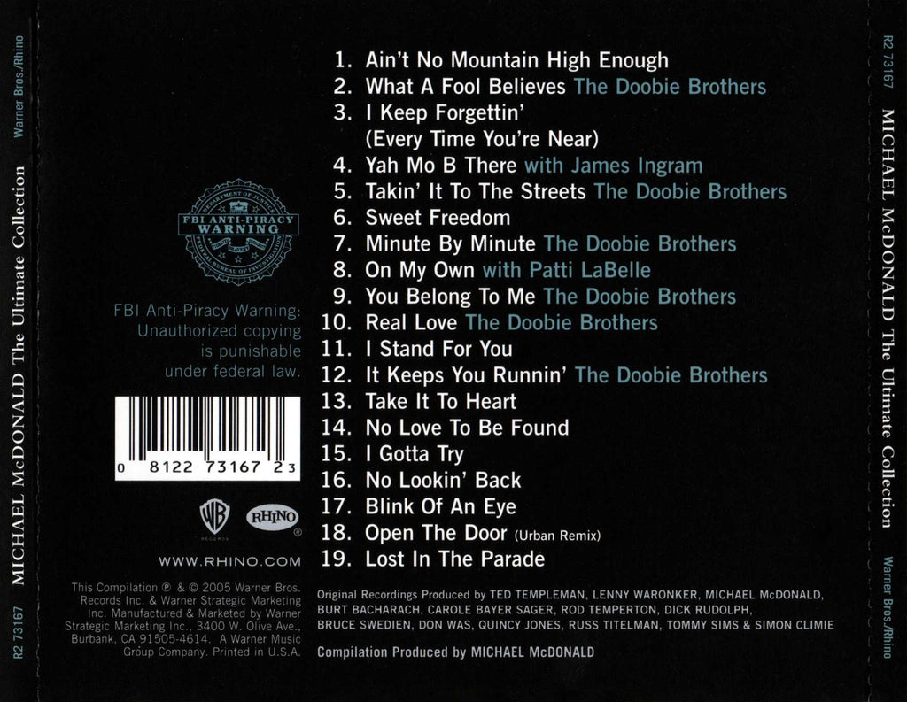 Michael McDonald – The Ultimate Collection (CD)