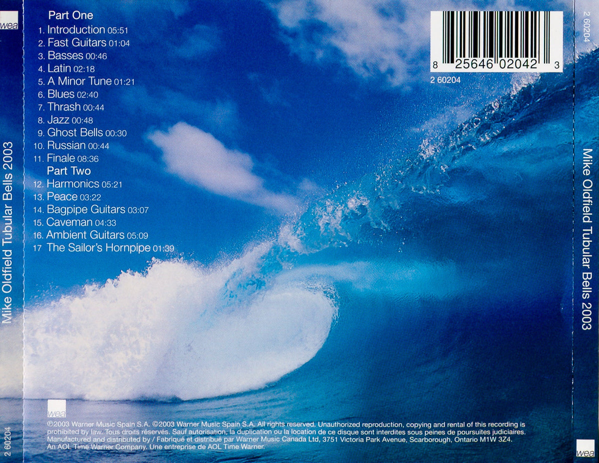 Mike Oldfield – Tubular Bells 2003 (CD)