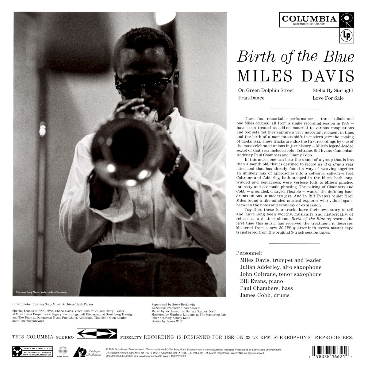 Miles Davis – Birth Of The Blue (LP Vinyl)