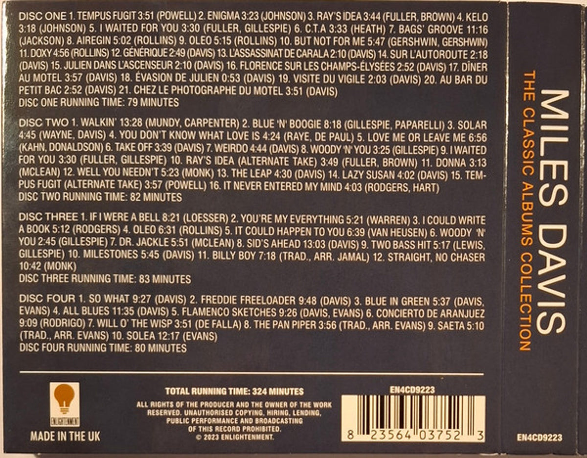 Miles Davis – Classic Albums Collection (4-CD)