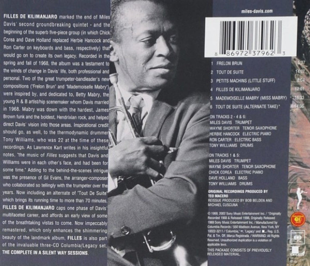 Miles Davis – Filles De Kilimanjaro (CD)